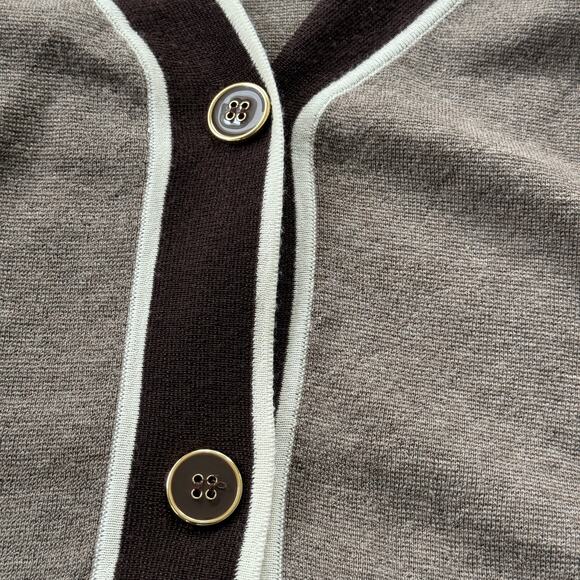 Tuckernuck Lauren Cardigan Sweater Wool Brown Oversized‎ Size XXL - Picture 5 of 9